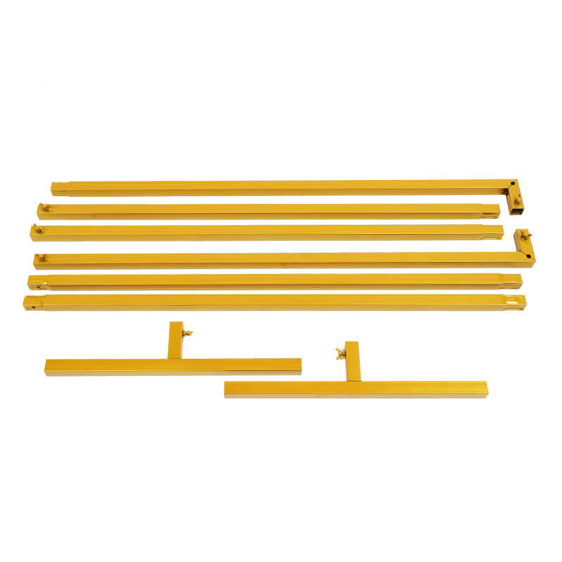 OUKANING 78.7" W x 18.8" D Metal Arch Rack Wedding Flower Stand & Reviews Wayfair